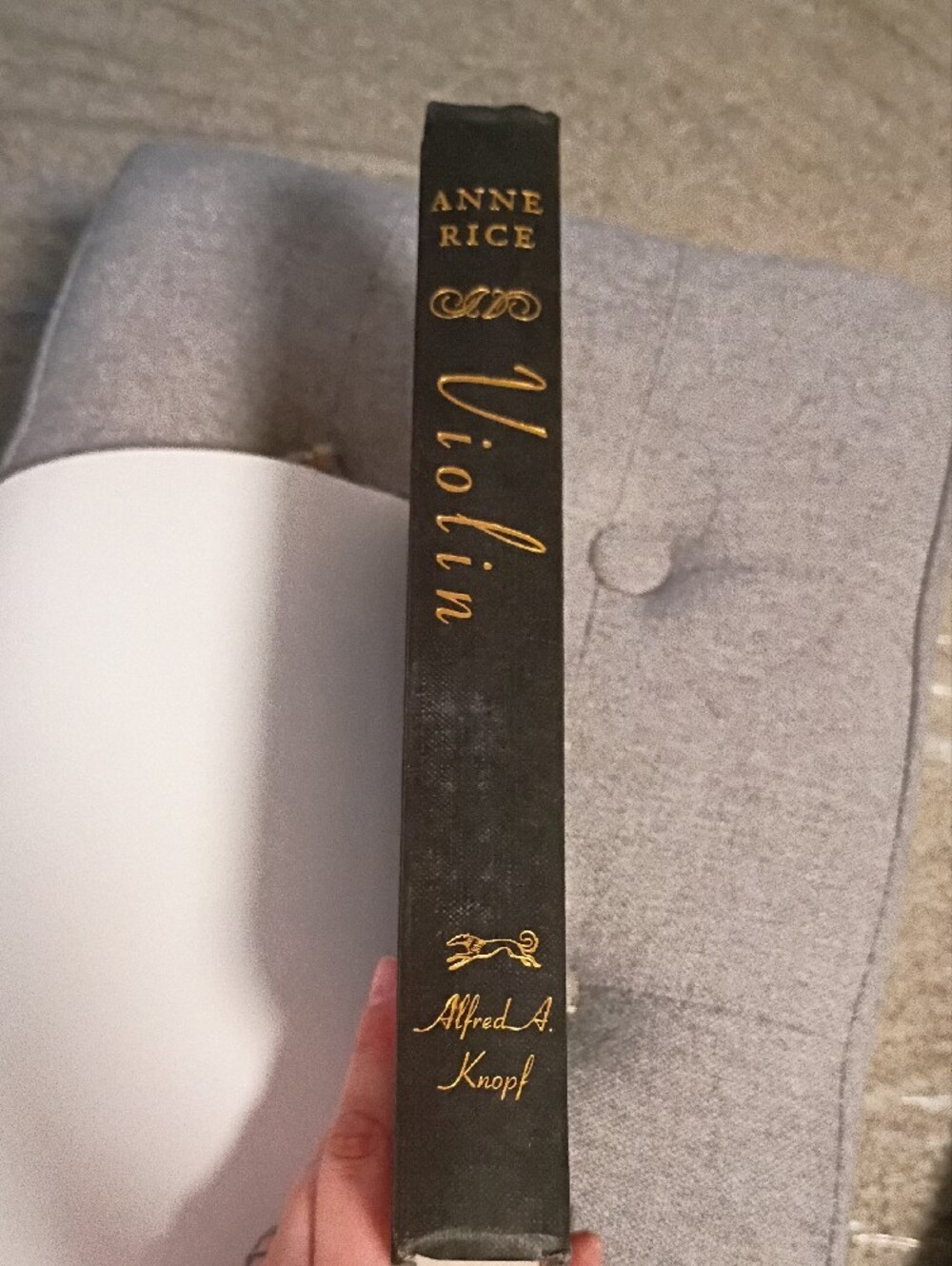 - Violin - Anne Rice 1st Edition - Picture 3 of 8